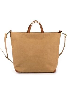 UASHMAMA Alle Bag Avana Washable Paper Tote Crossbody Made In Italy